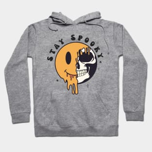 Stay Spooky Smiley Skull Hoodie